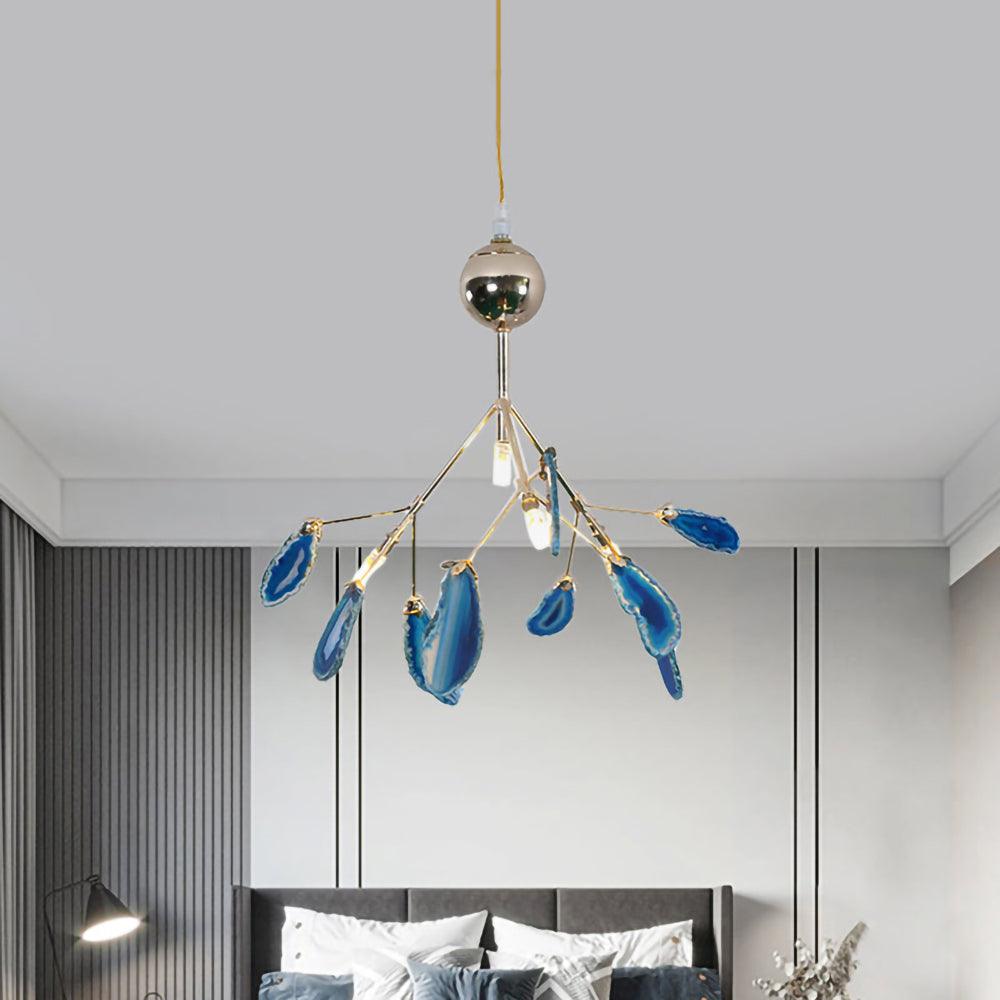 Olivia Agate Colorful Branching Chandelier