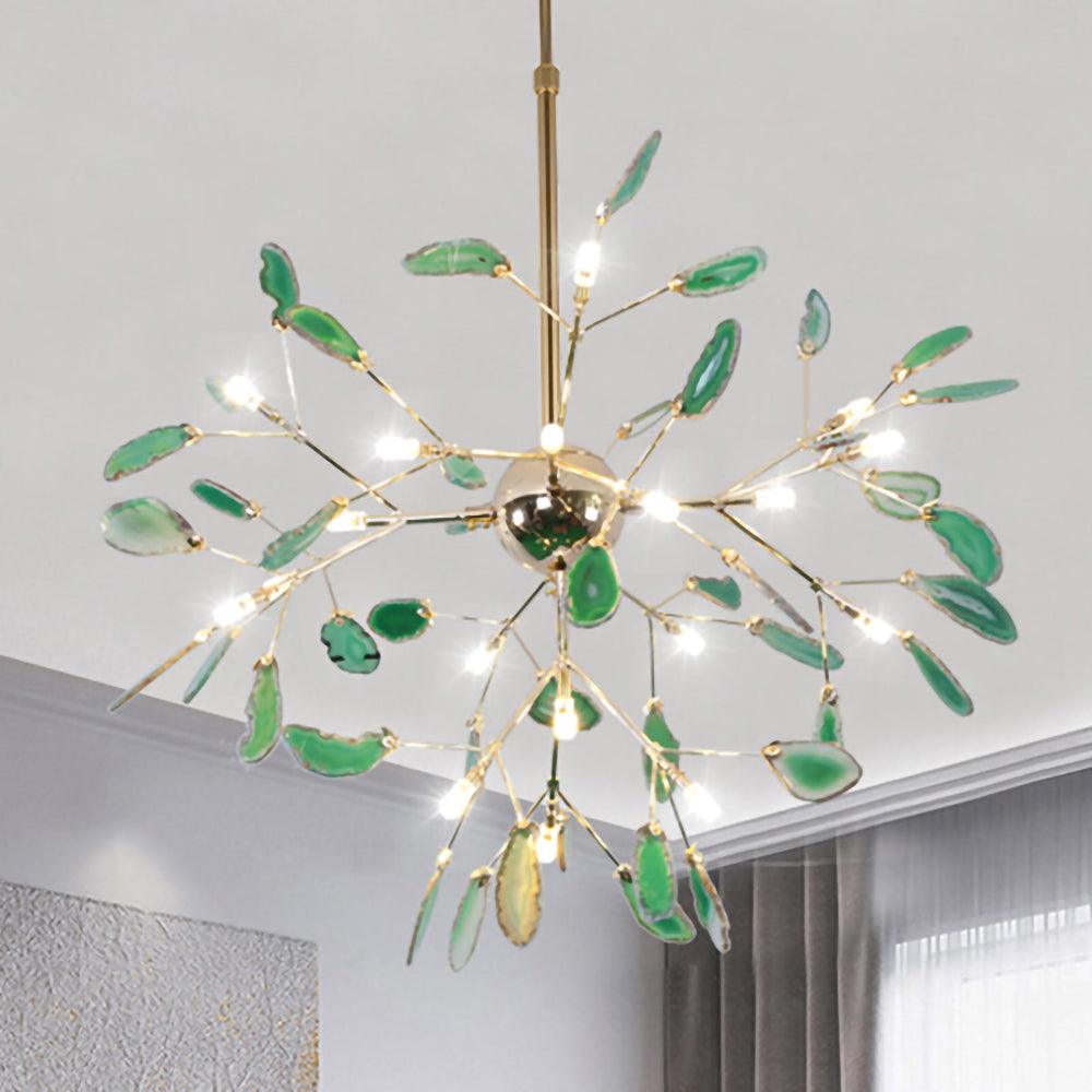 Olivia Agate Colorful Branching Chandelier