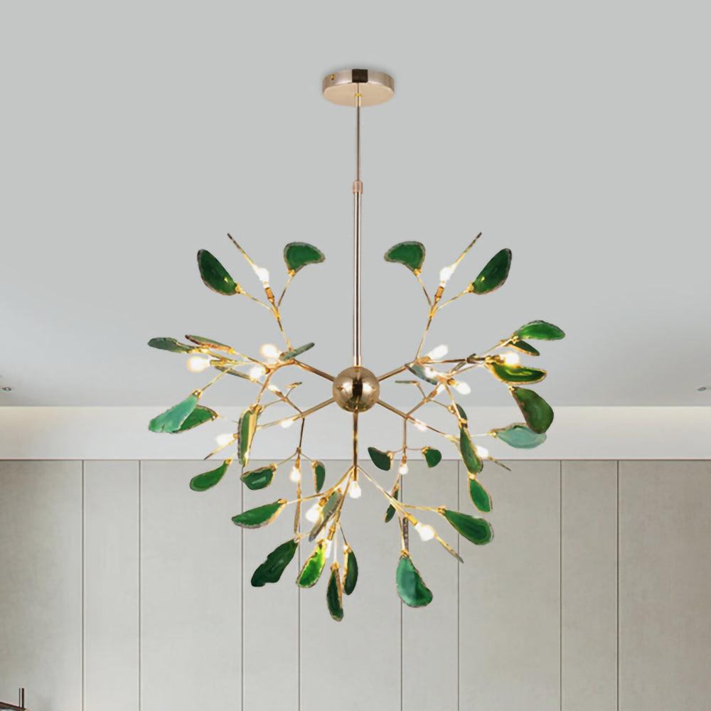 Olivia Agate Colorful Branching Chandelier