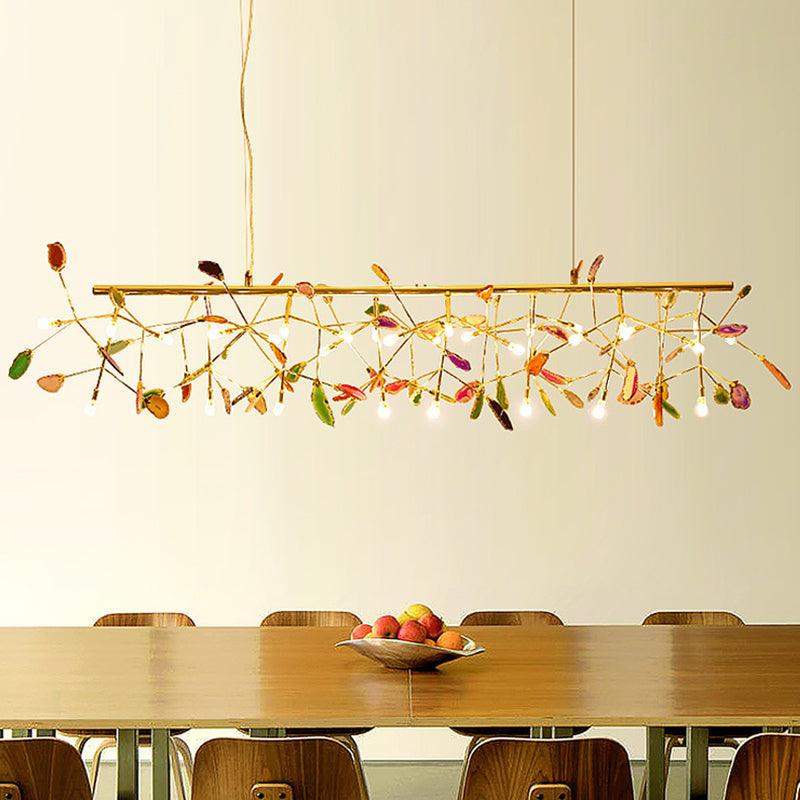 Olivia Agate Colorful Branching Chandelier