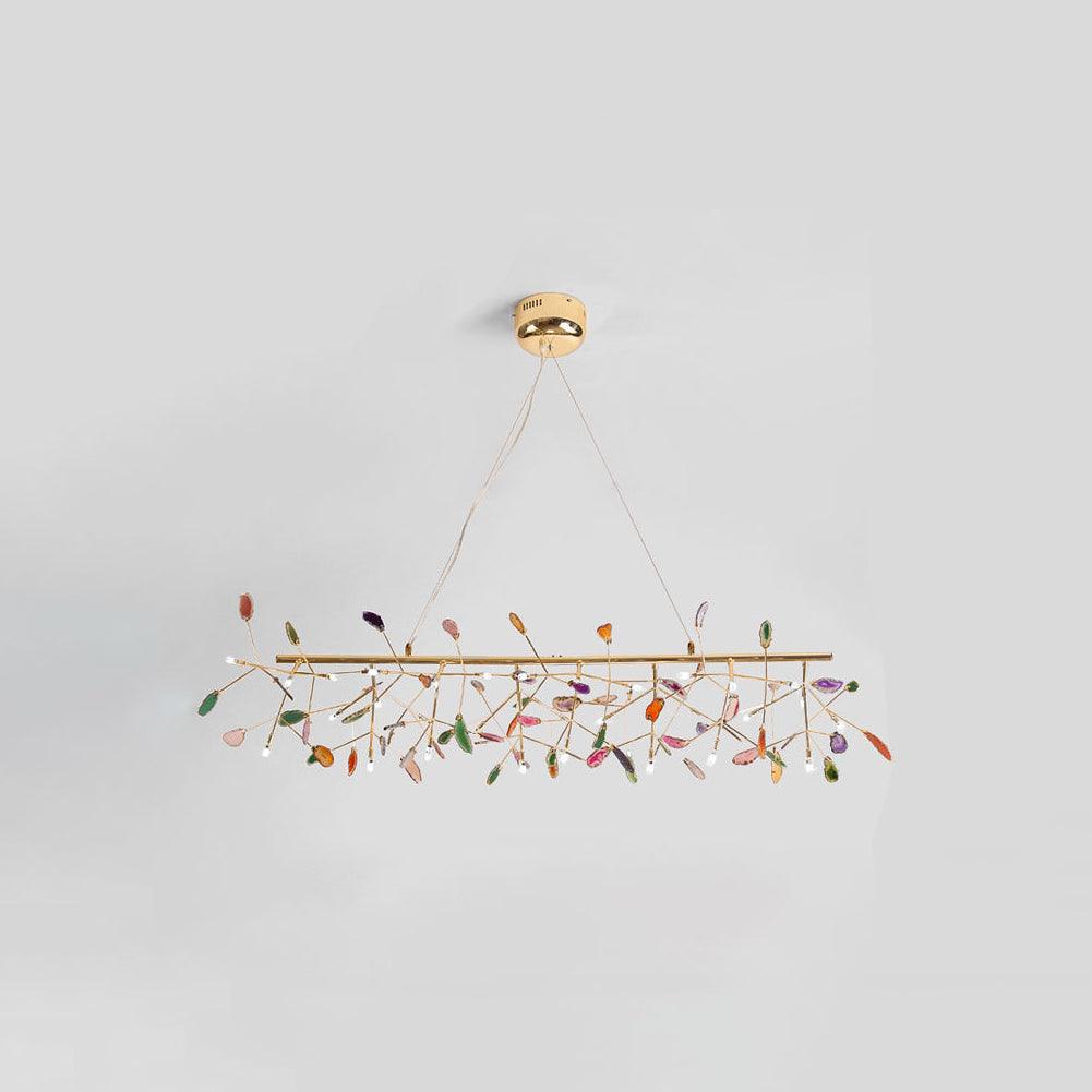 Olivia Agate Colorful Branching Chandelier
