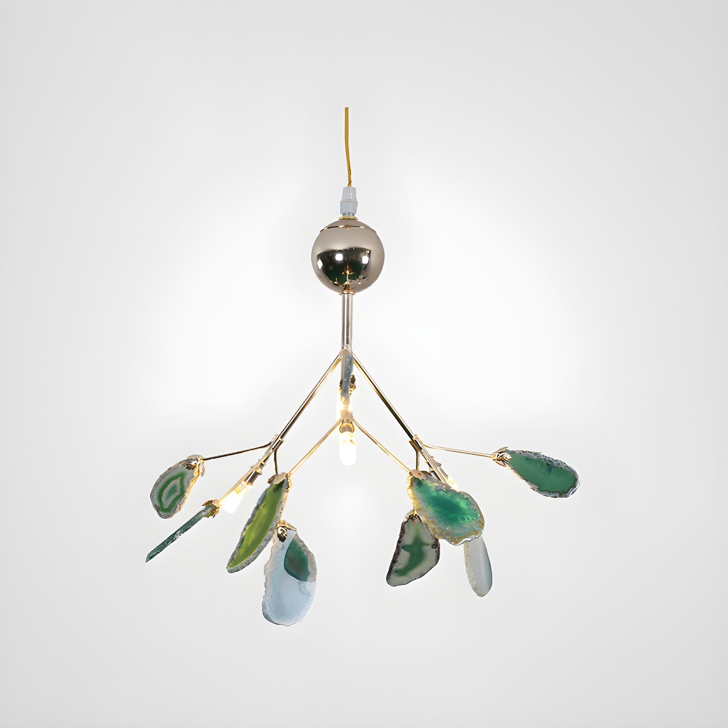Olivia Agate Colorful Branching Chandelier