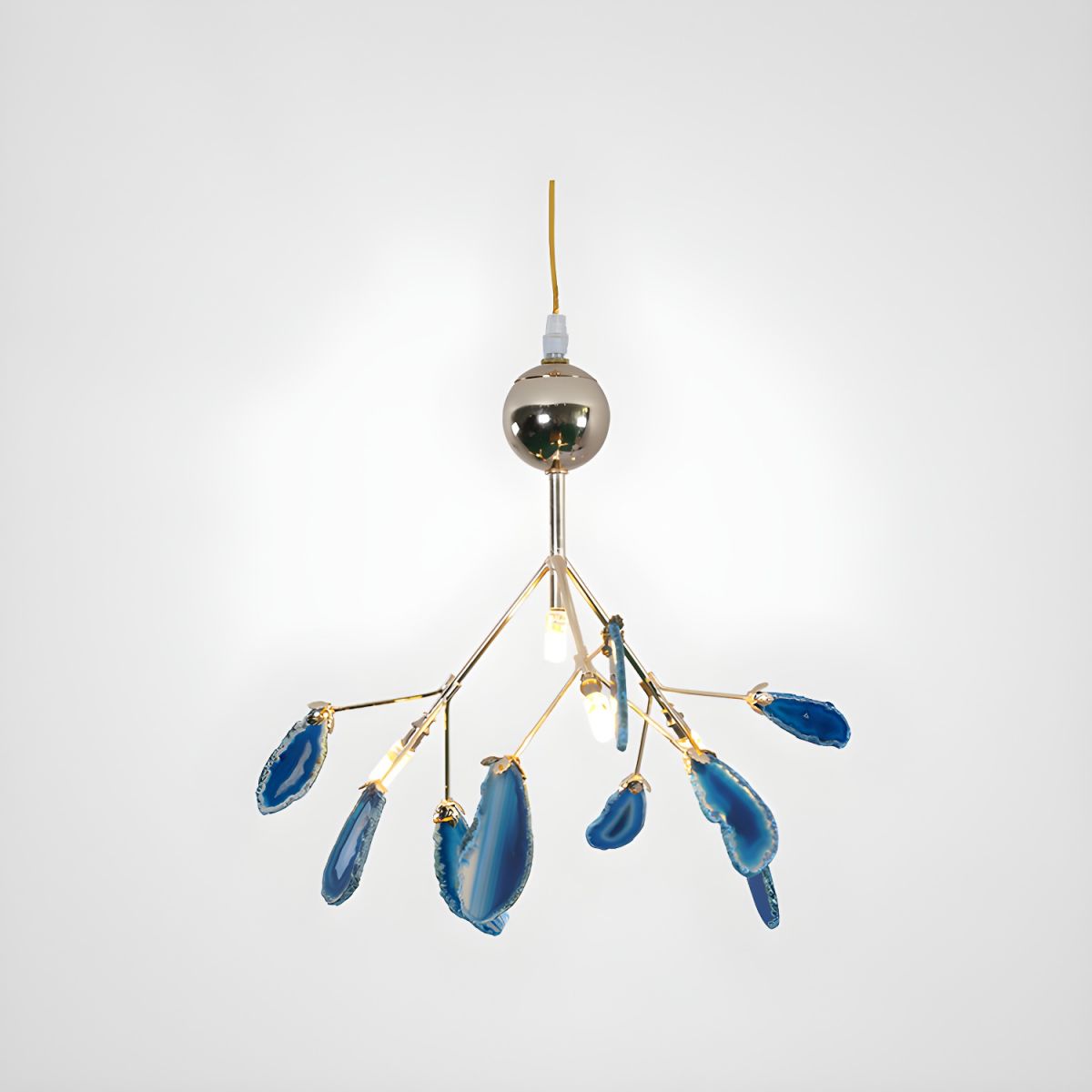 Olivia Agate Colorful Branching Chandelier