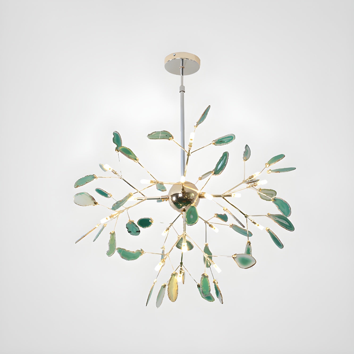 Olivia Agate Colorful Branching Chandelier