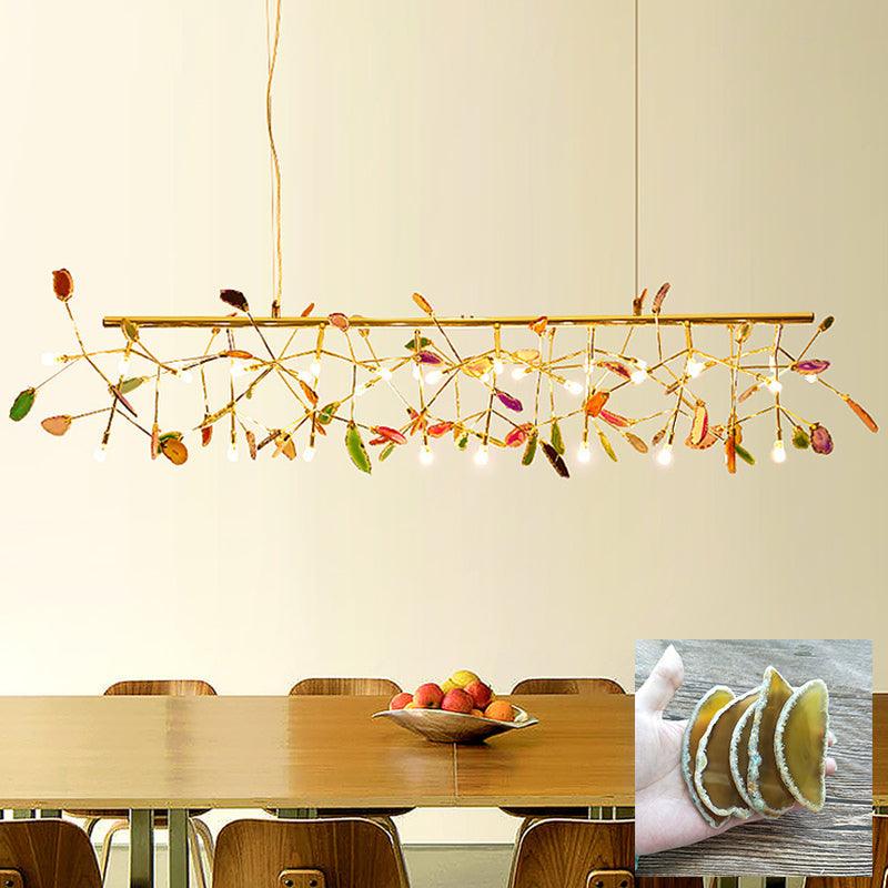 Olivia Agate Colorful Branching Chandelier