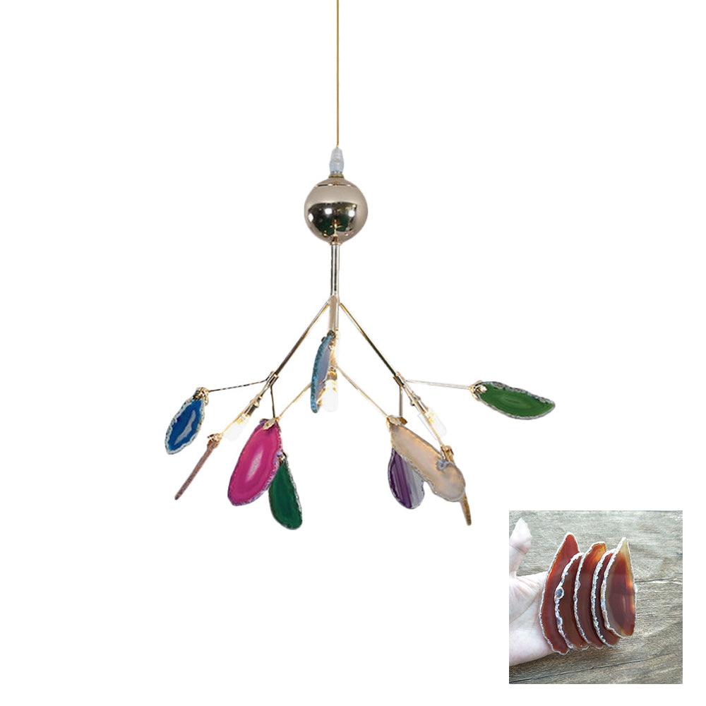 Olivia Agate Colorful Branching Chandelier