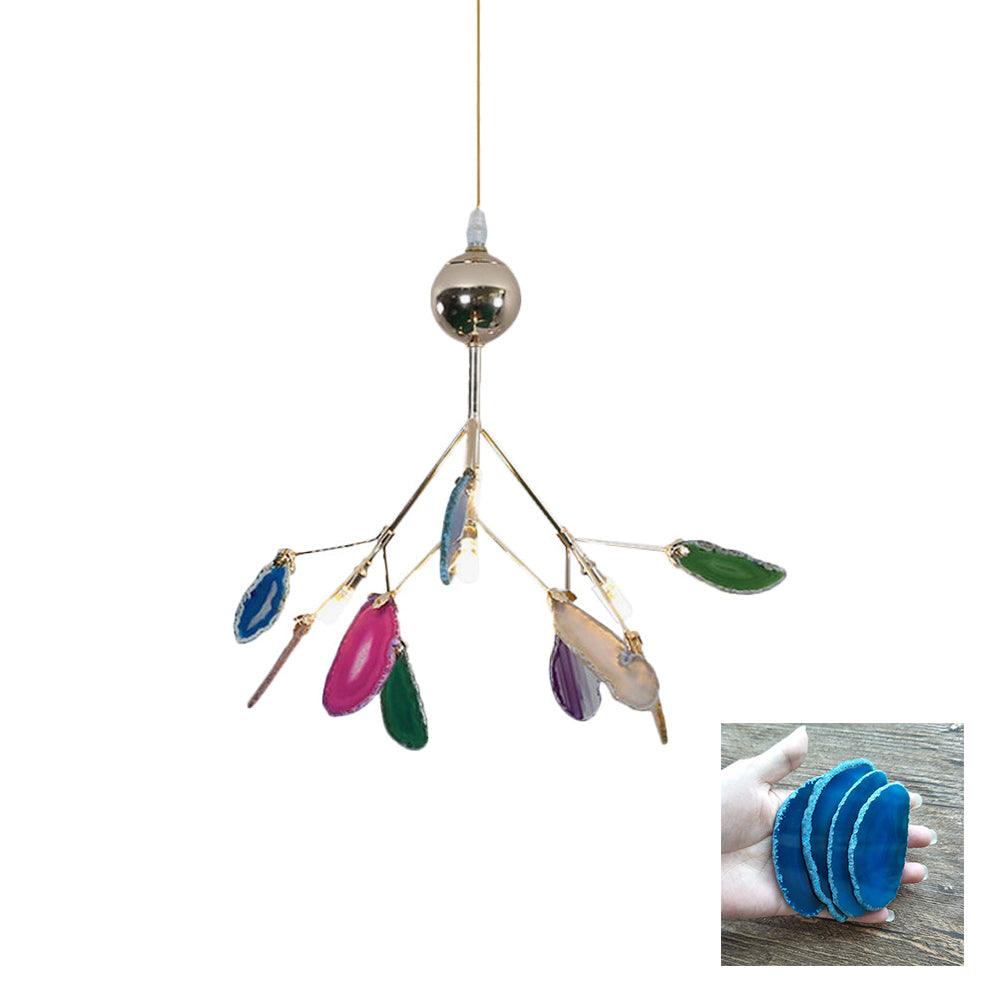 Olivia Agate Colorful Branching Chandelier