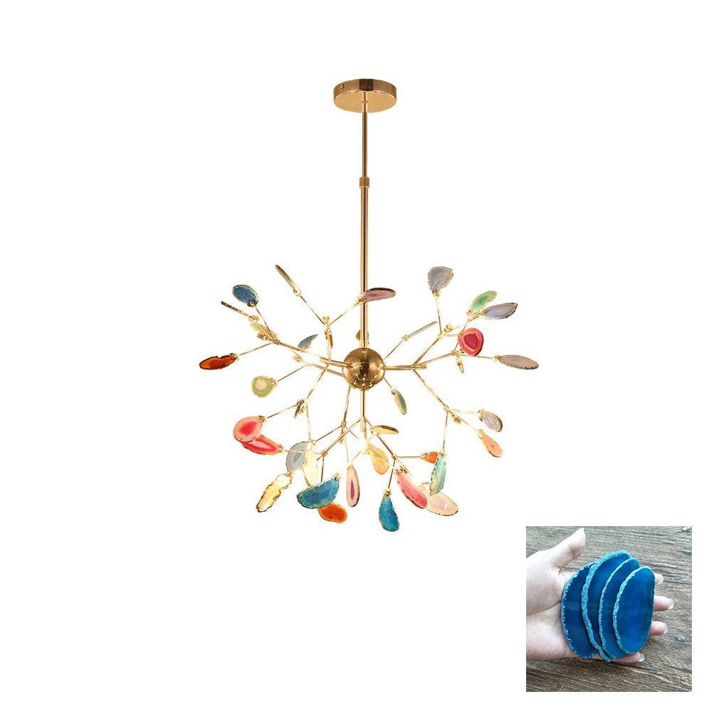Olivia Agate Colorful Branching Chandelier