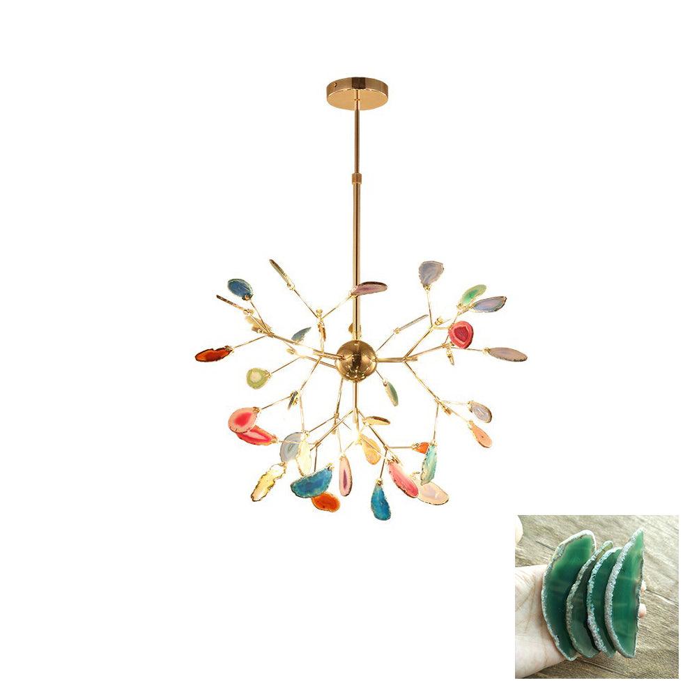 Olivia Agate Colorful Branching Chandelier