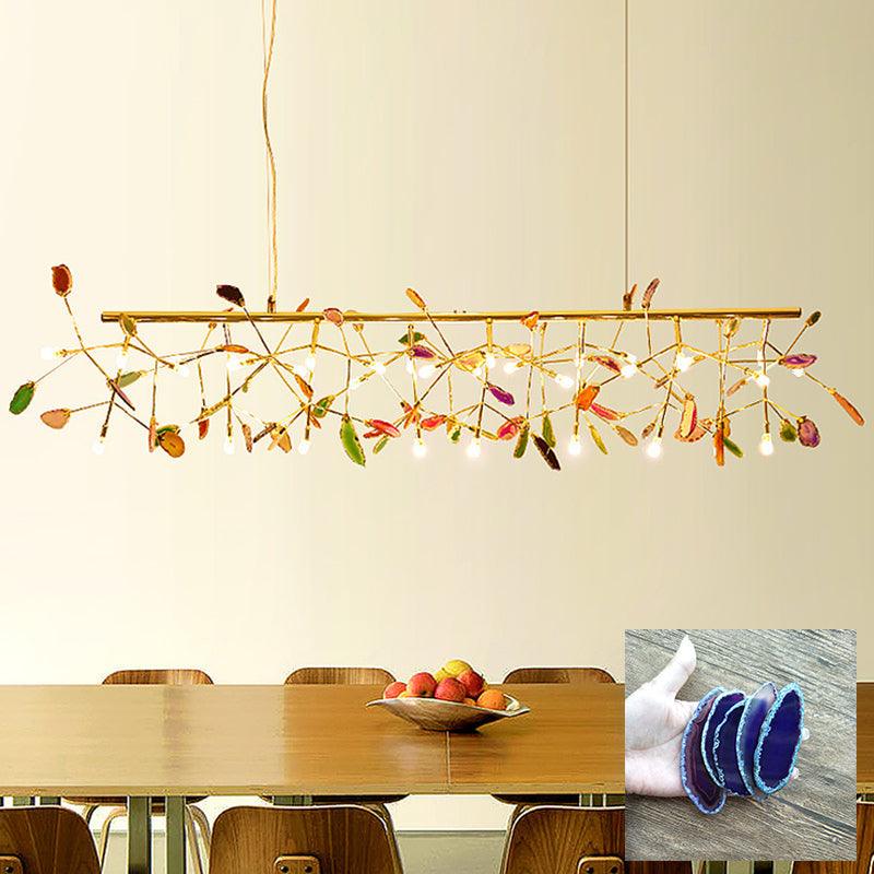 Olivia Agate Colorful Branching Chandelier