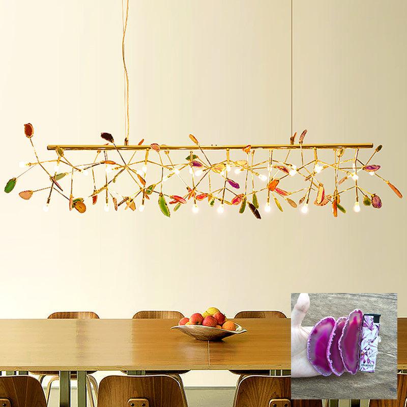 Olivia Agate Colorful Branching Chandelier