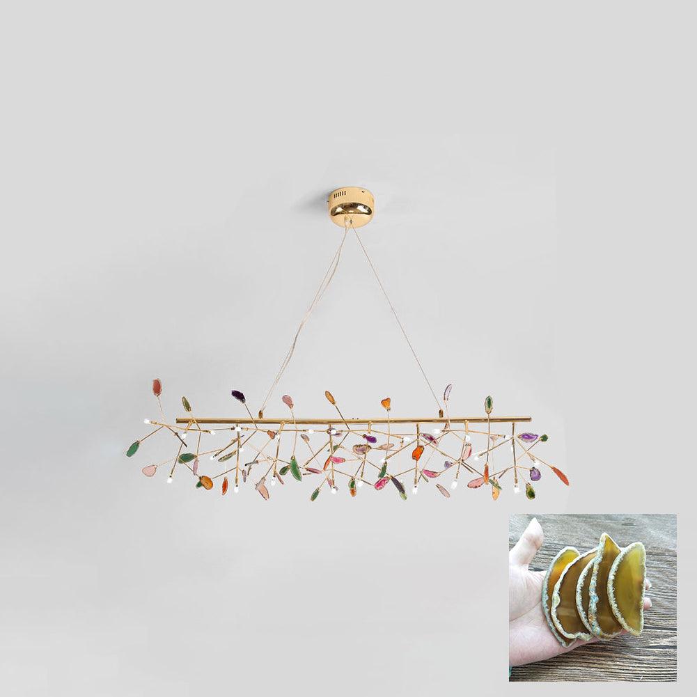 Olivia Agate Colorful Branching Chandelier