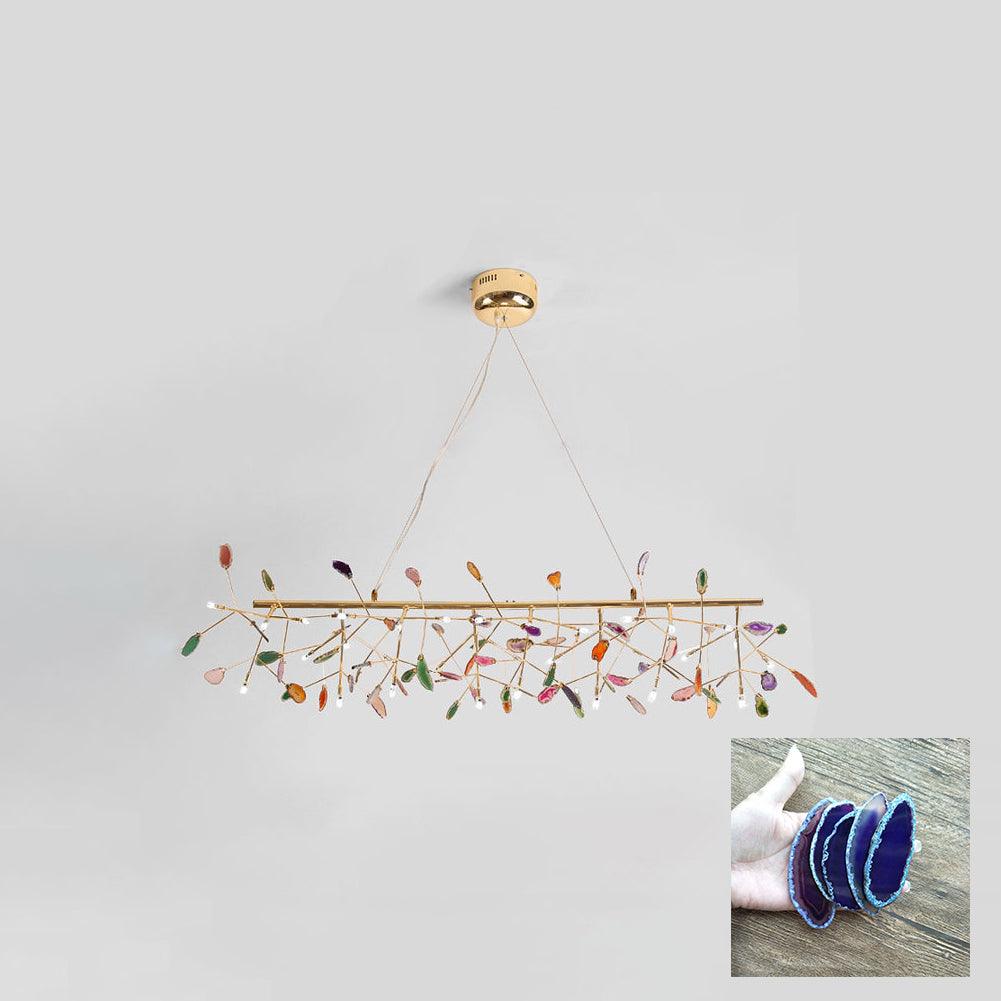 Olivia Agate Colorful Branching Chandelier