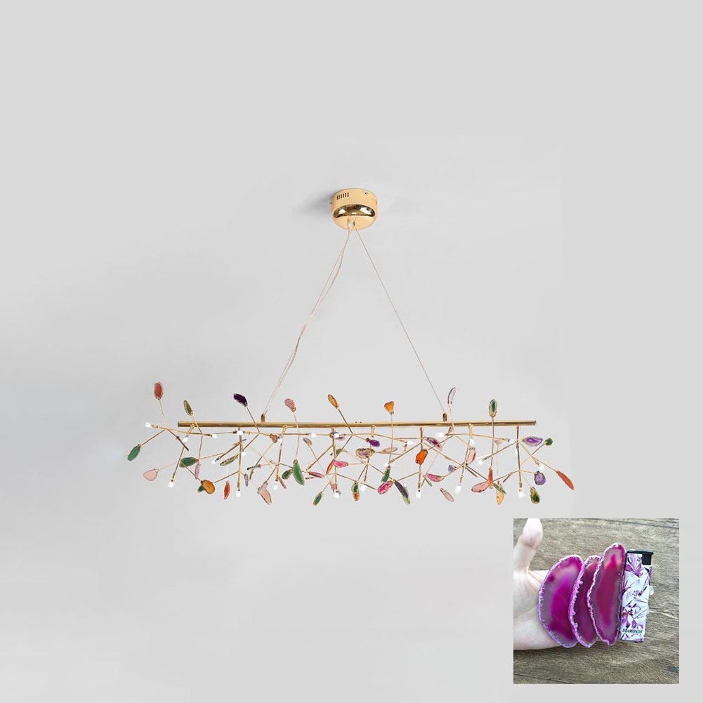 Olivia Agate Colorful Branching Chandelier