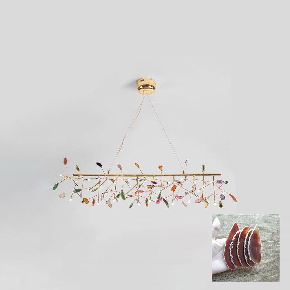 Olivia Agate Colorful Branching Chandelier