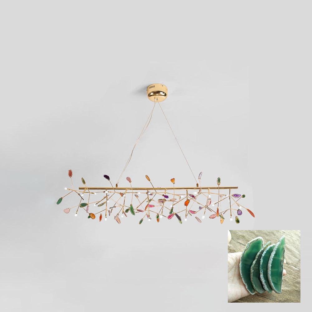 Olivia Agate Colorful Branching Chandelier