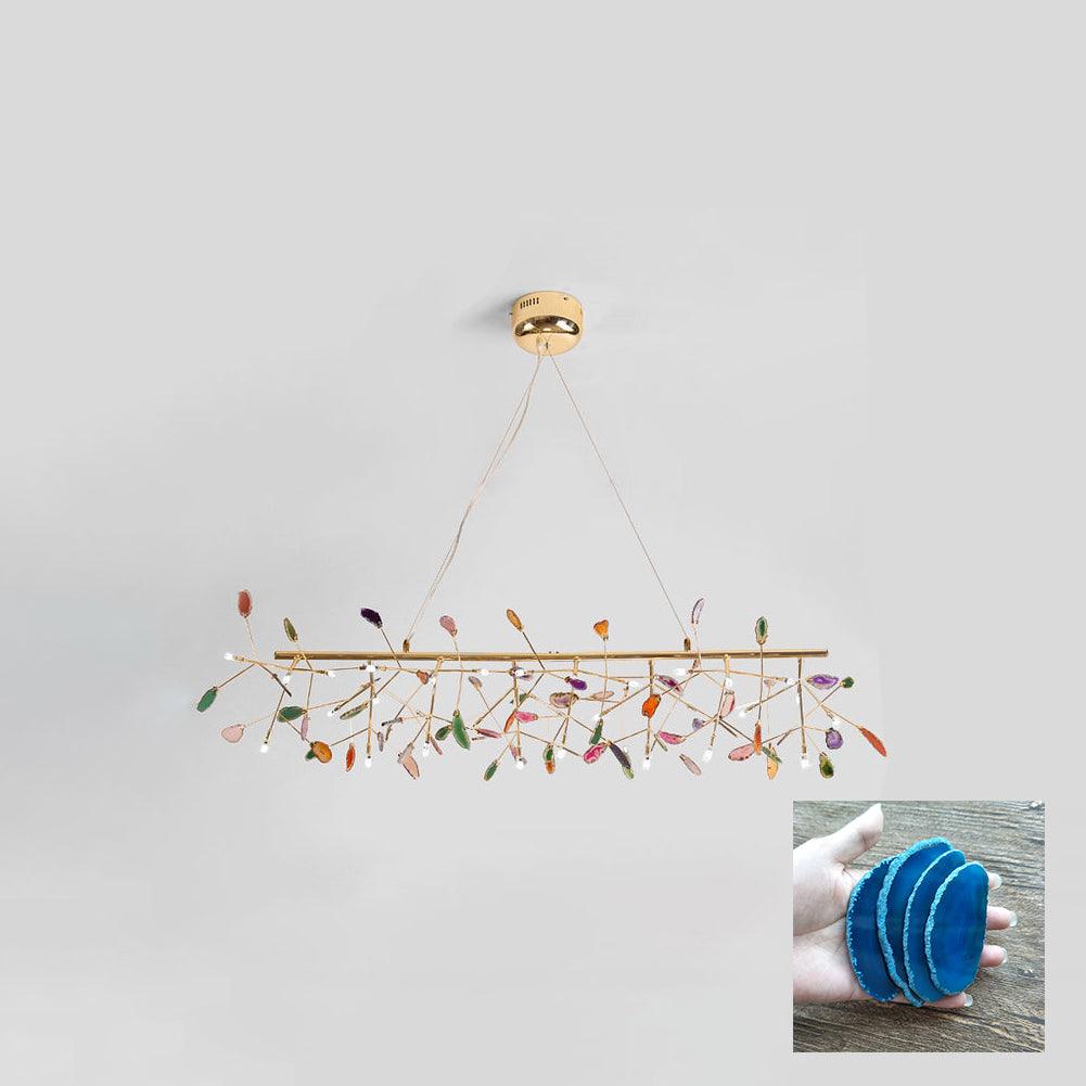 Olivia Agate Colorful Branching Chandelier