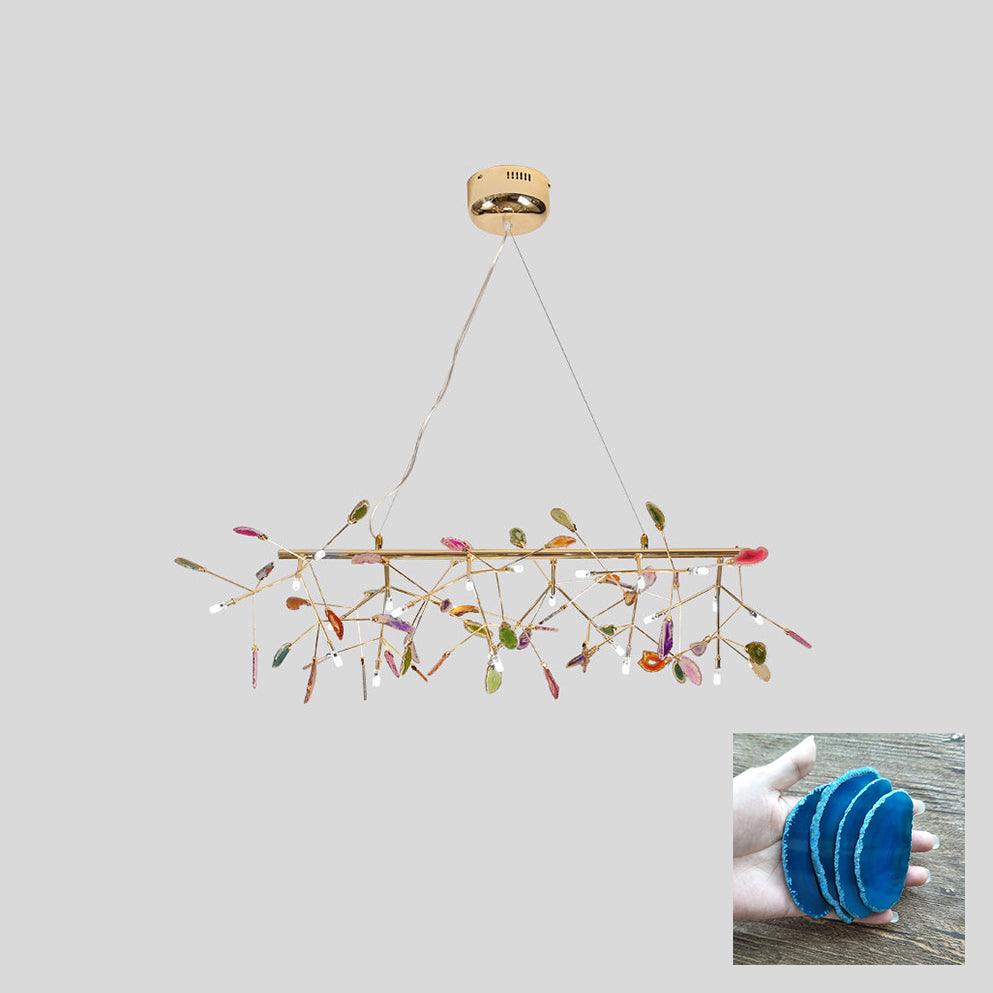 Olivia Agate Colorful Branching Chandelier
