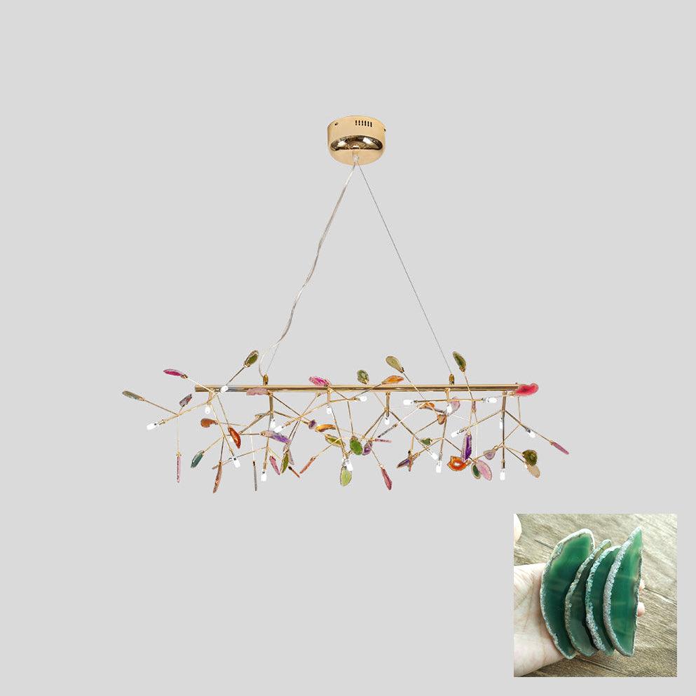 Olivia Agate Colorful Branching Chandelier