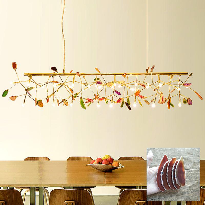 Olivia Agate Colorful Branching Chandelier
