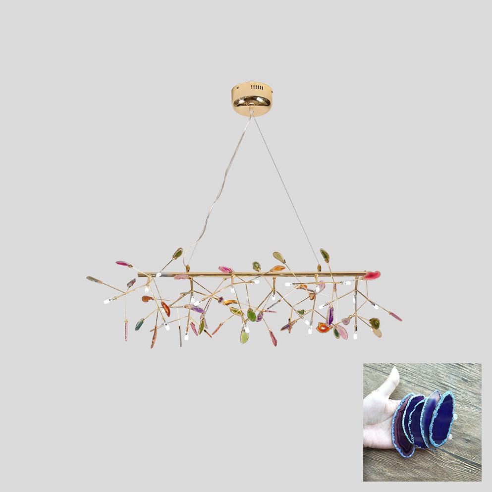 Olivia Agate Colorful Branching Chandelier