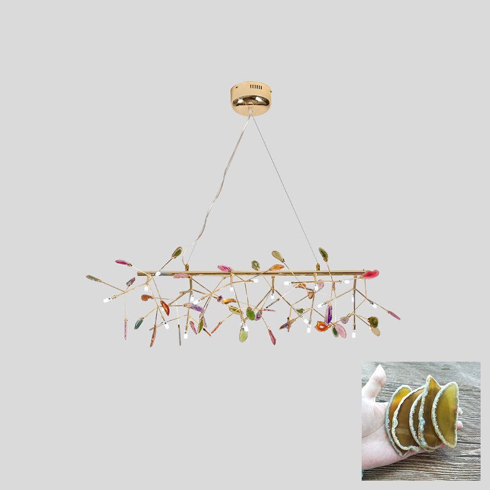 Olivia Agate Colorful Branching Chandelier