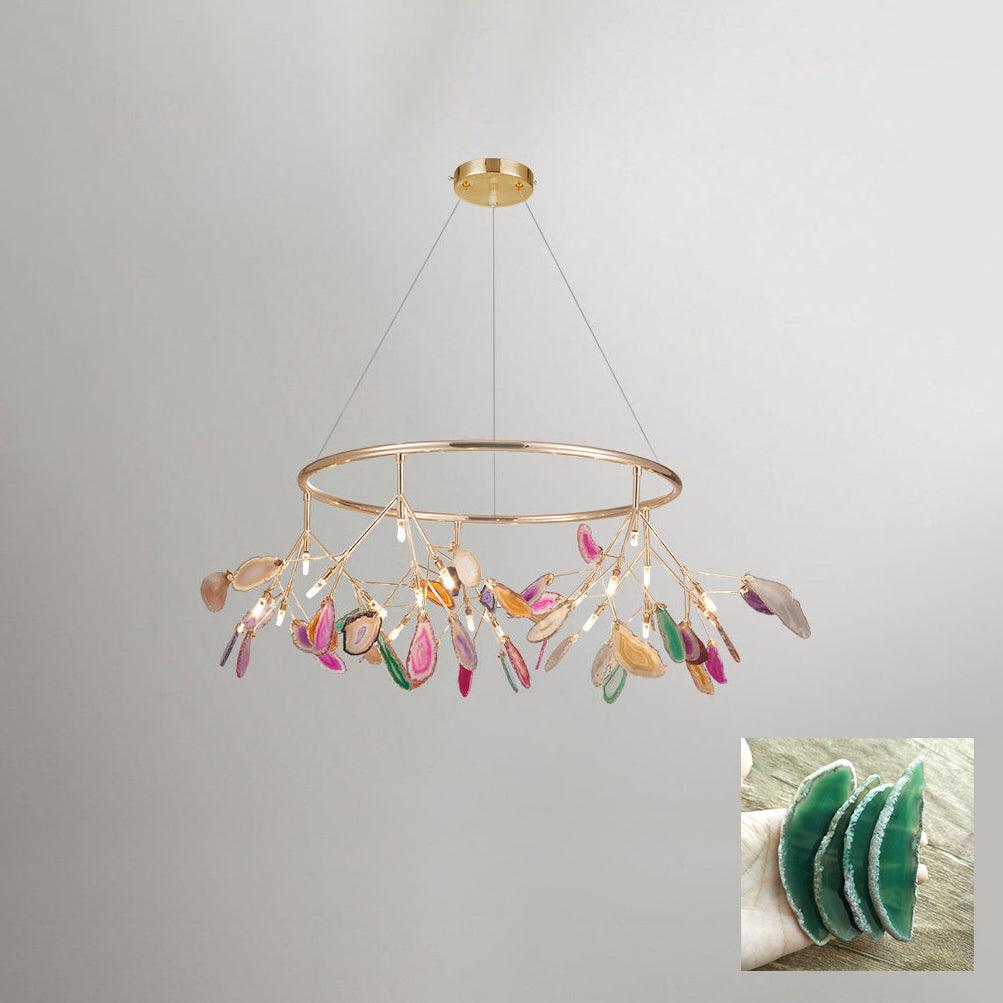 Olivia Agate Colorful Branching Chandelier