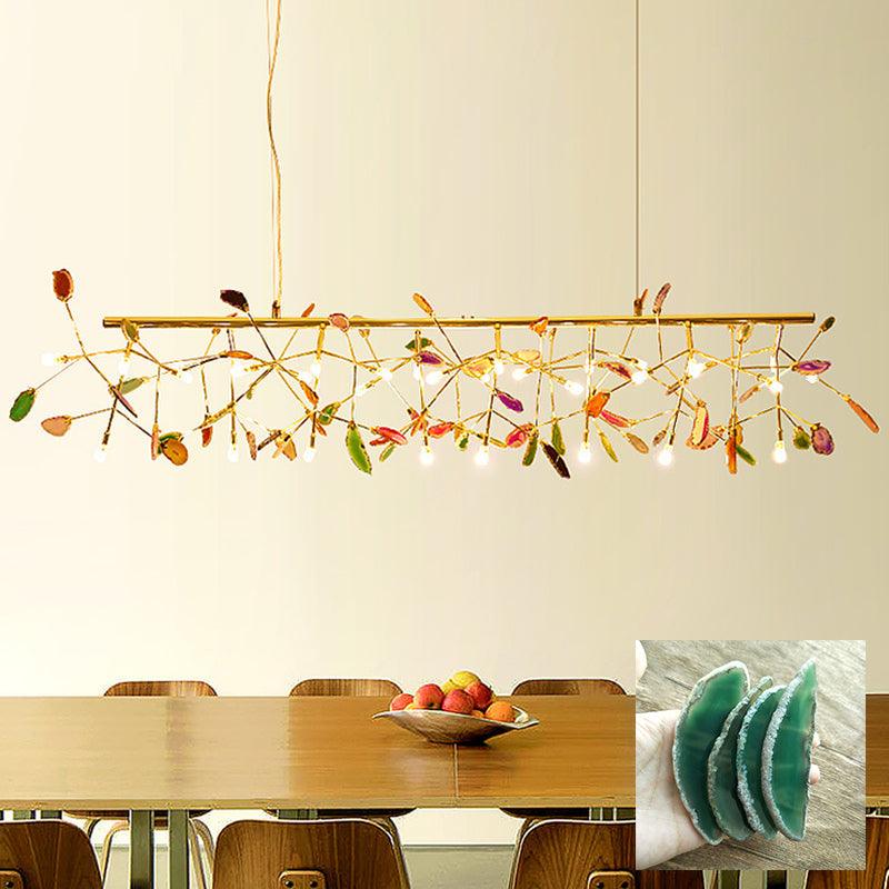 Olivia Agate Colorful Branching Chandelier