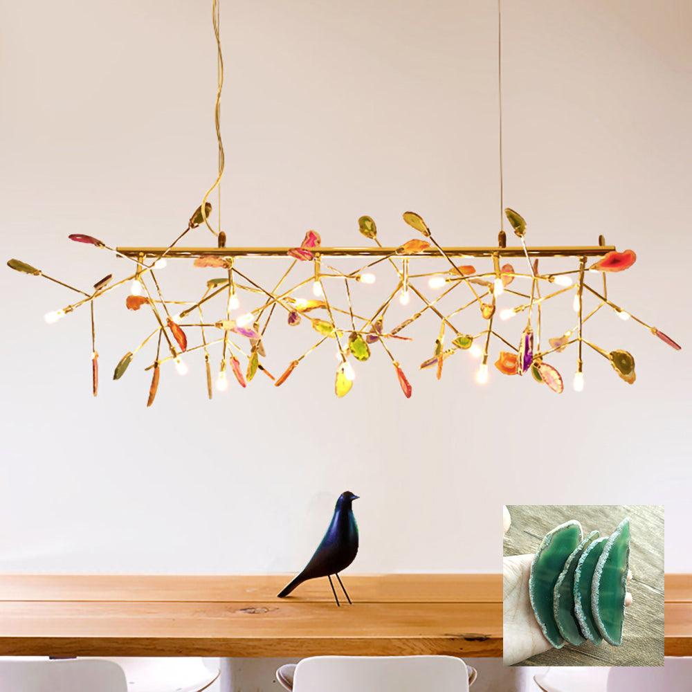 Olivia Agate Colorful Branching Chandelier