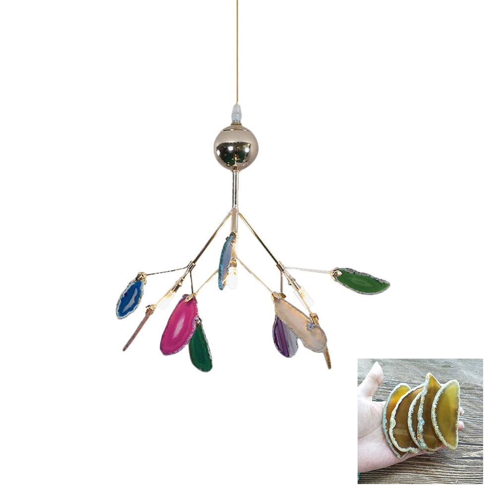 Olivia Agate Colorful Branching Chandelier