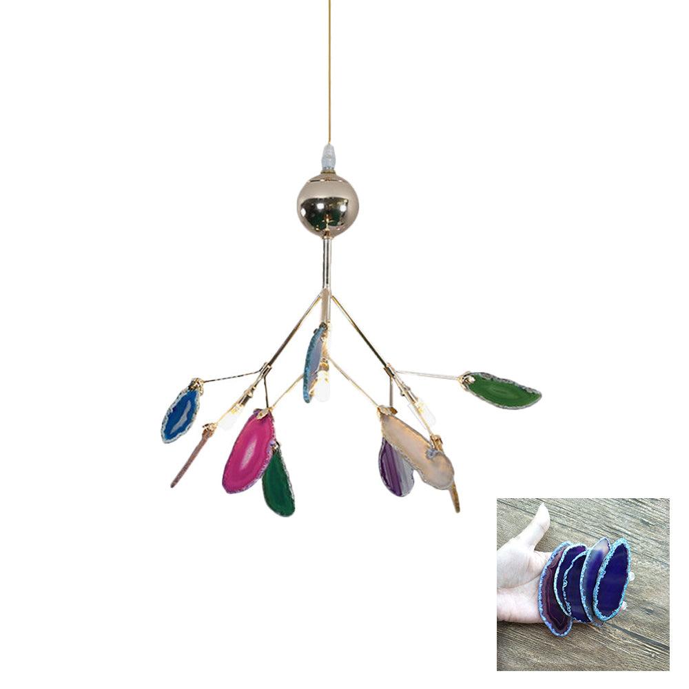 Olivia Agate Colorful Branching Chandelier