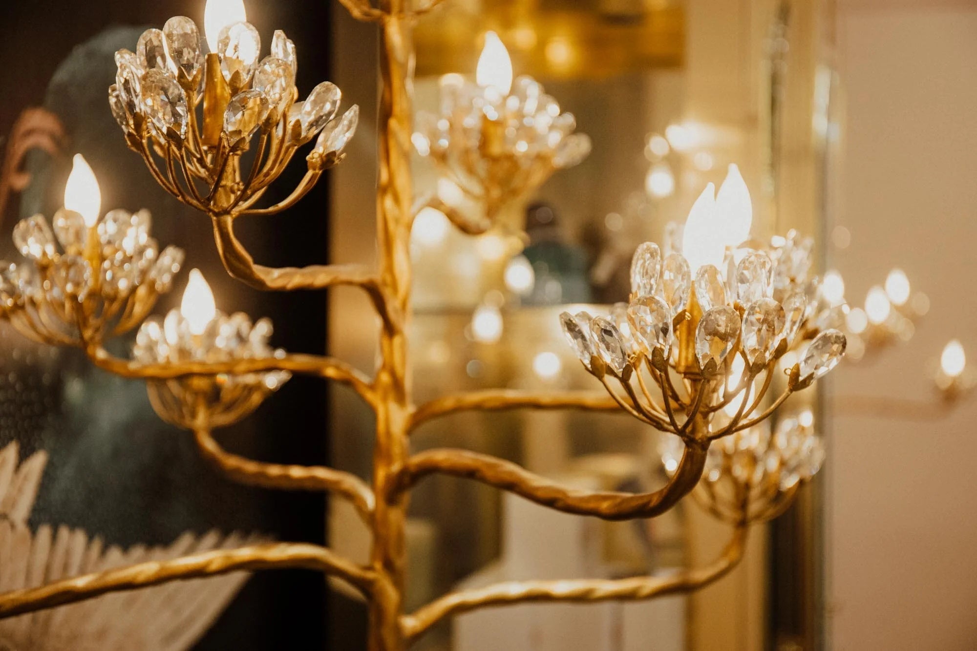 Adrion Luxury Blossoming Tree Crystal Chandelier - Letslighting