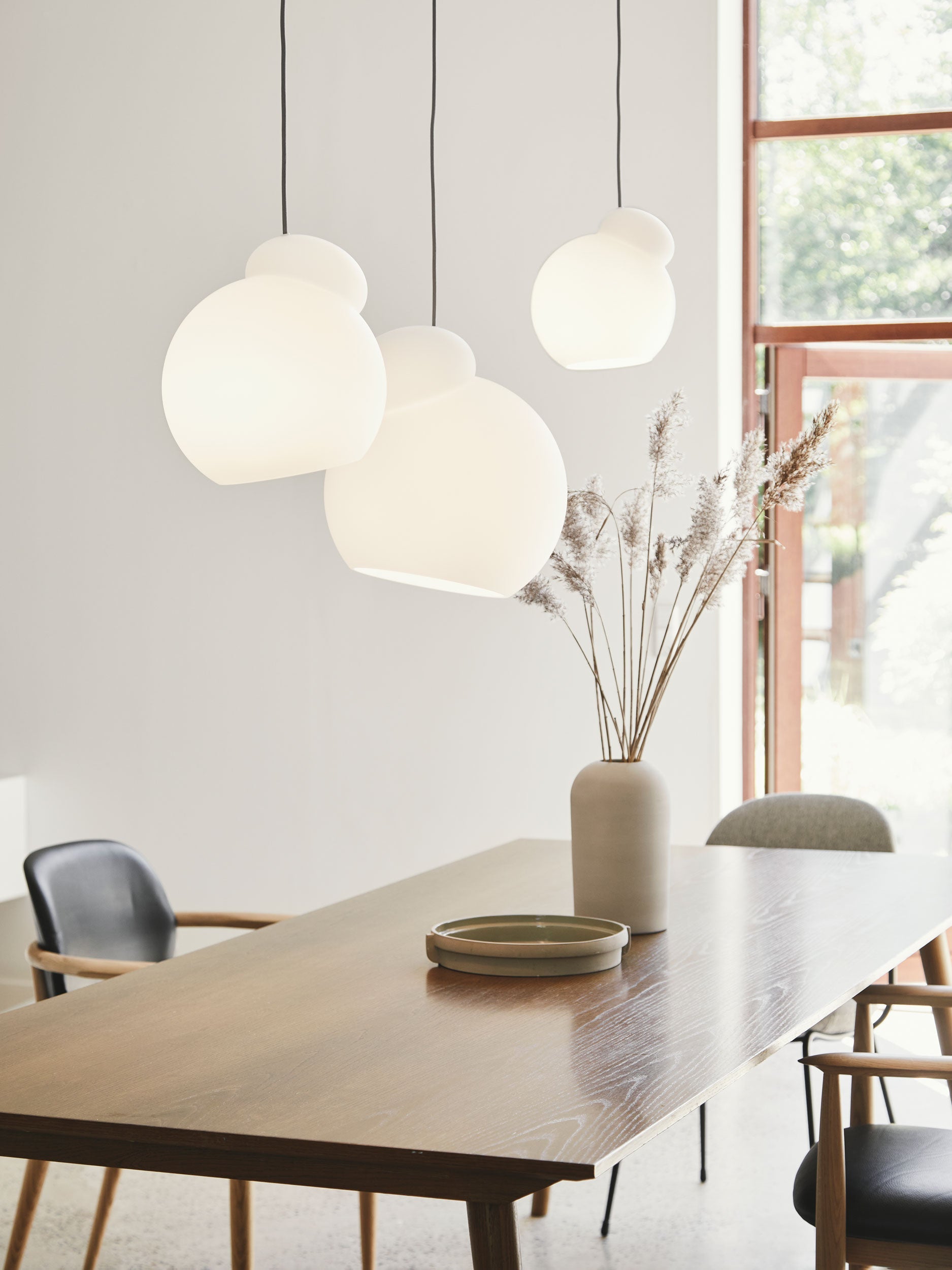 Air Pendant Lamp Asymmetric Opal Glass Artistic - Letslighting