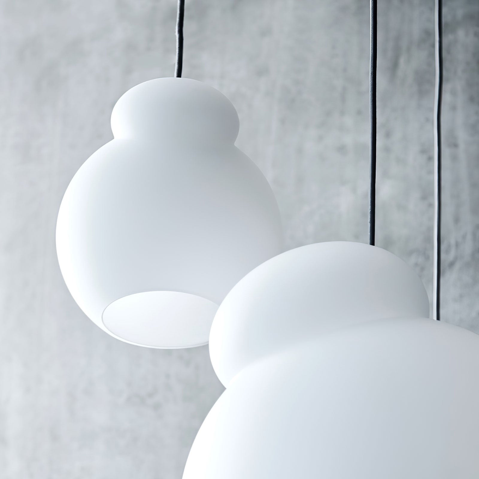 Air Pendant Lamp Asymmetric Opal Glass Artistic - Letslighting