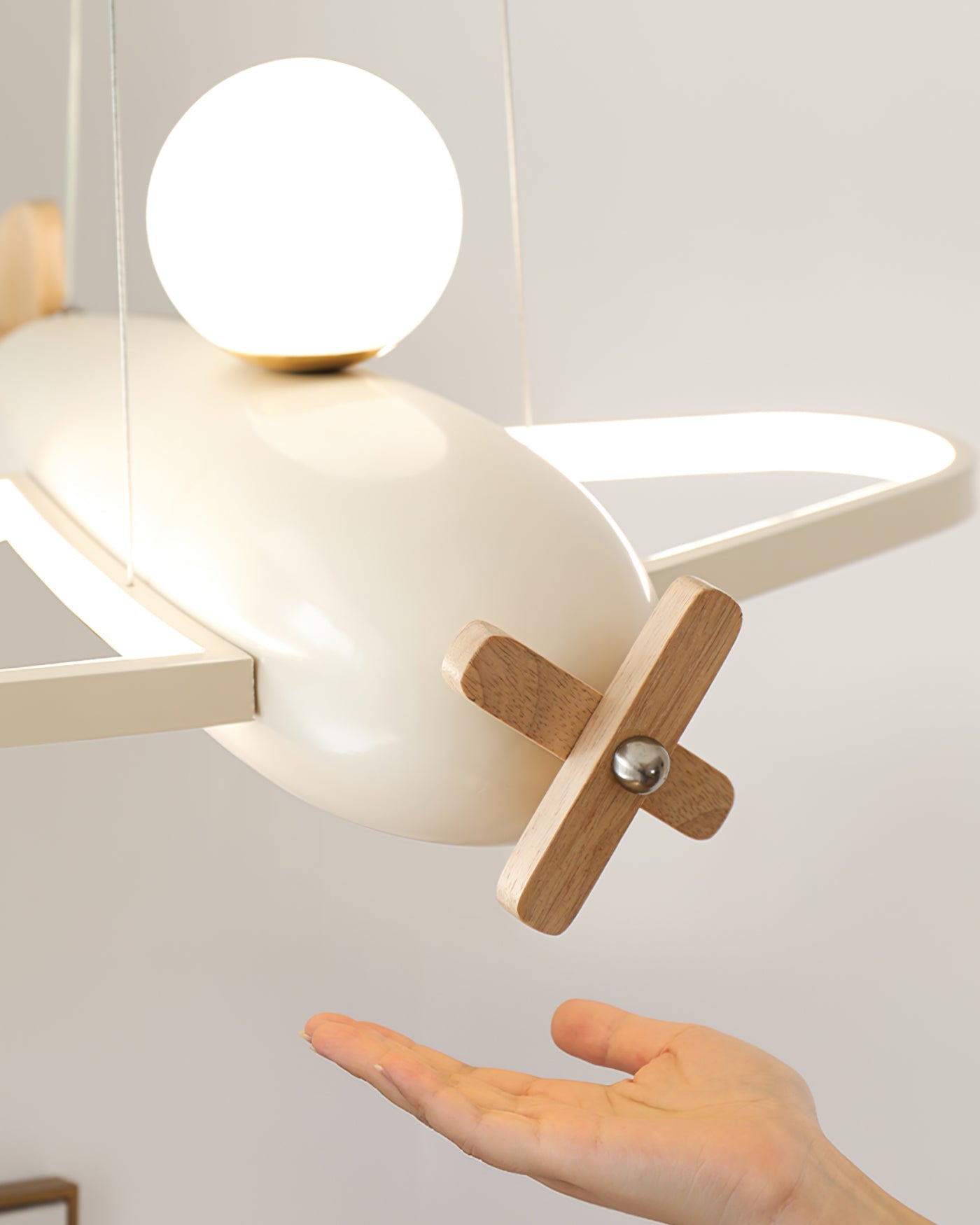 Ribo Pendant Lamp Aircraft Playful Shape For Kids Bedrooms - Letslighting