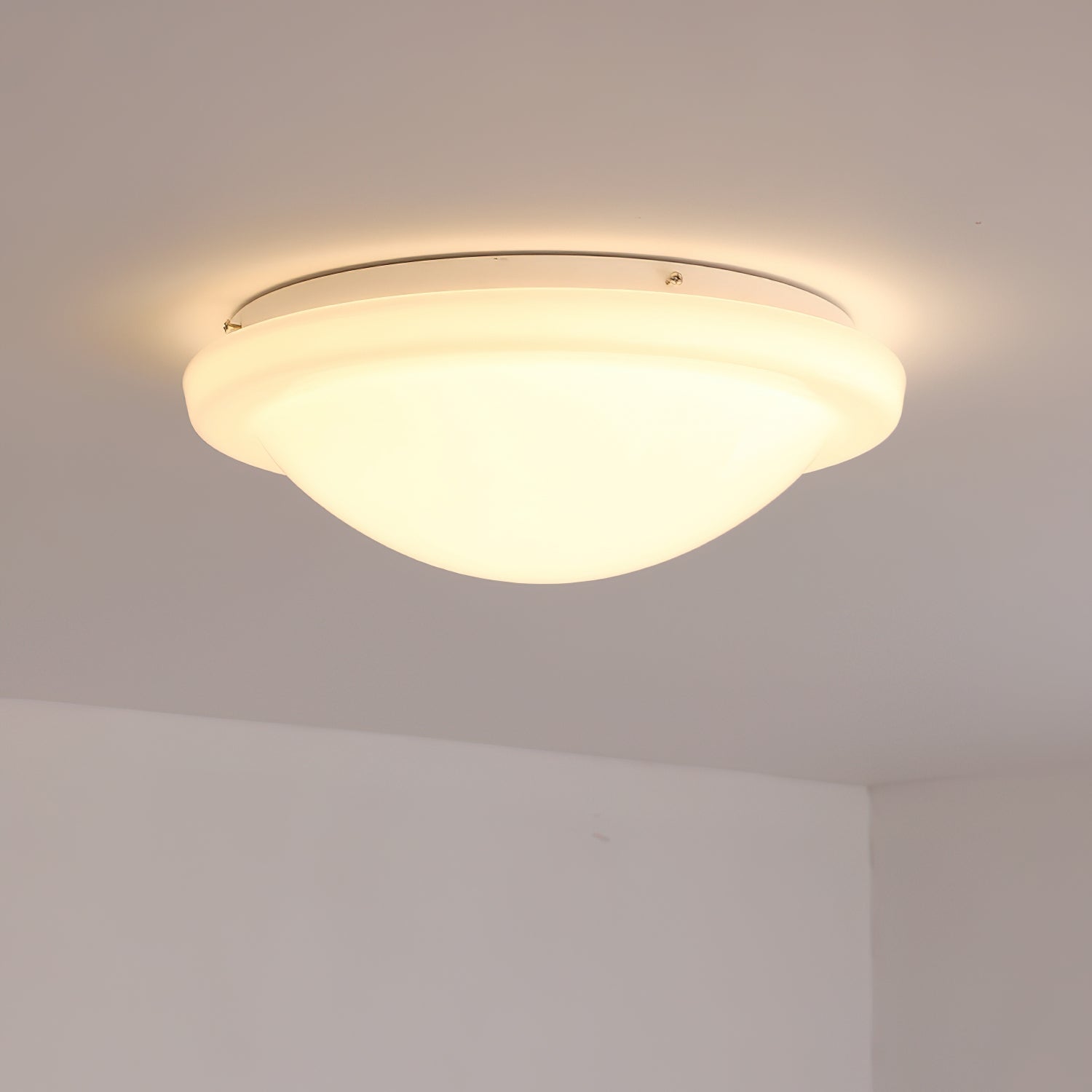 Aire Ceiling Lamp Flush Mount Glass Dome Minimalist - Letslighting