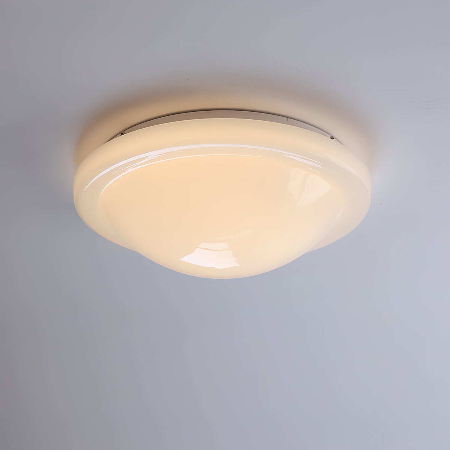 Aire Ceiling Lamp Flush Mount Glass Dome Minimalist - Letslighting