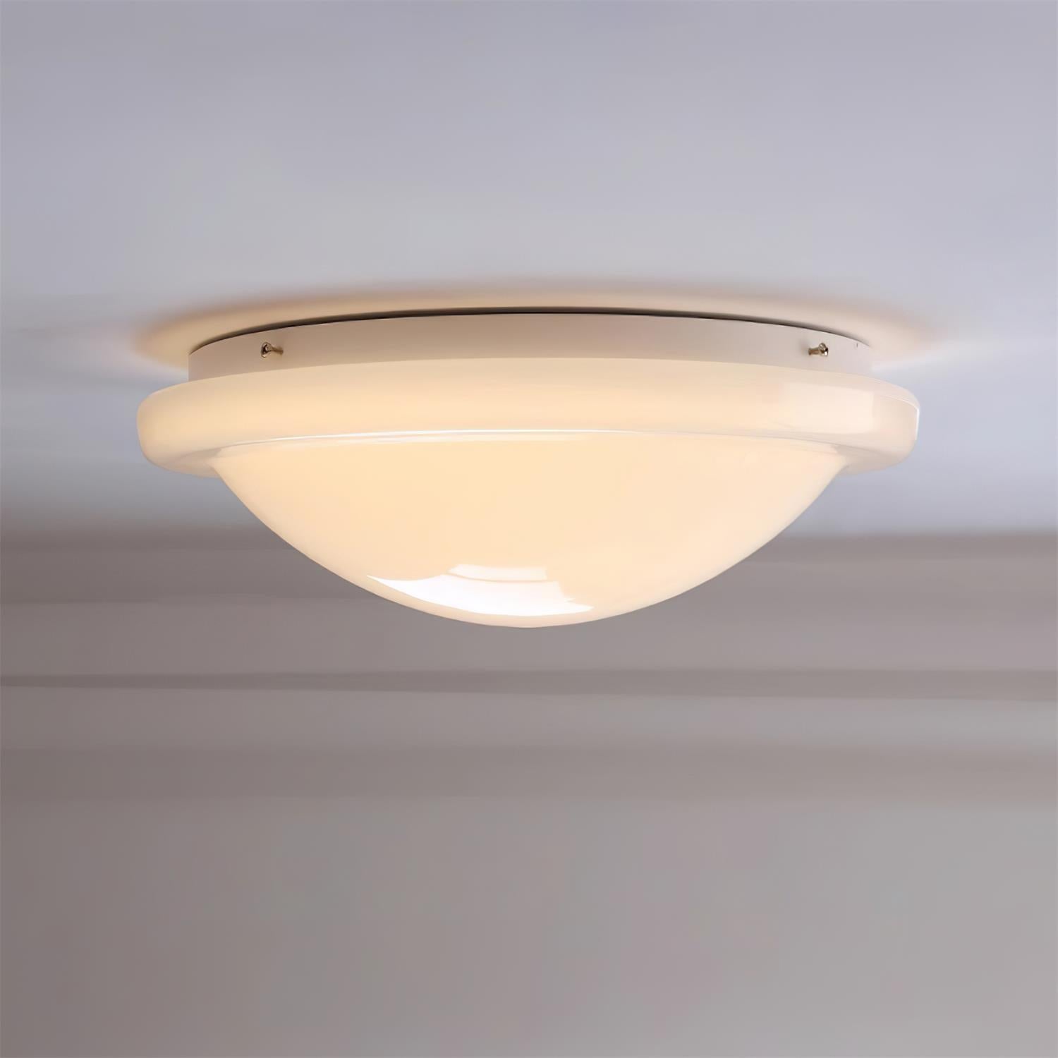 Aire Ceiling Lamp Flush Mount Glass Dome Minimalist - Letslighting