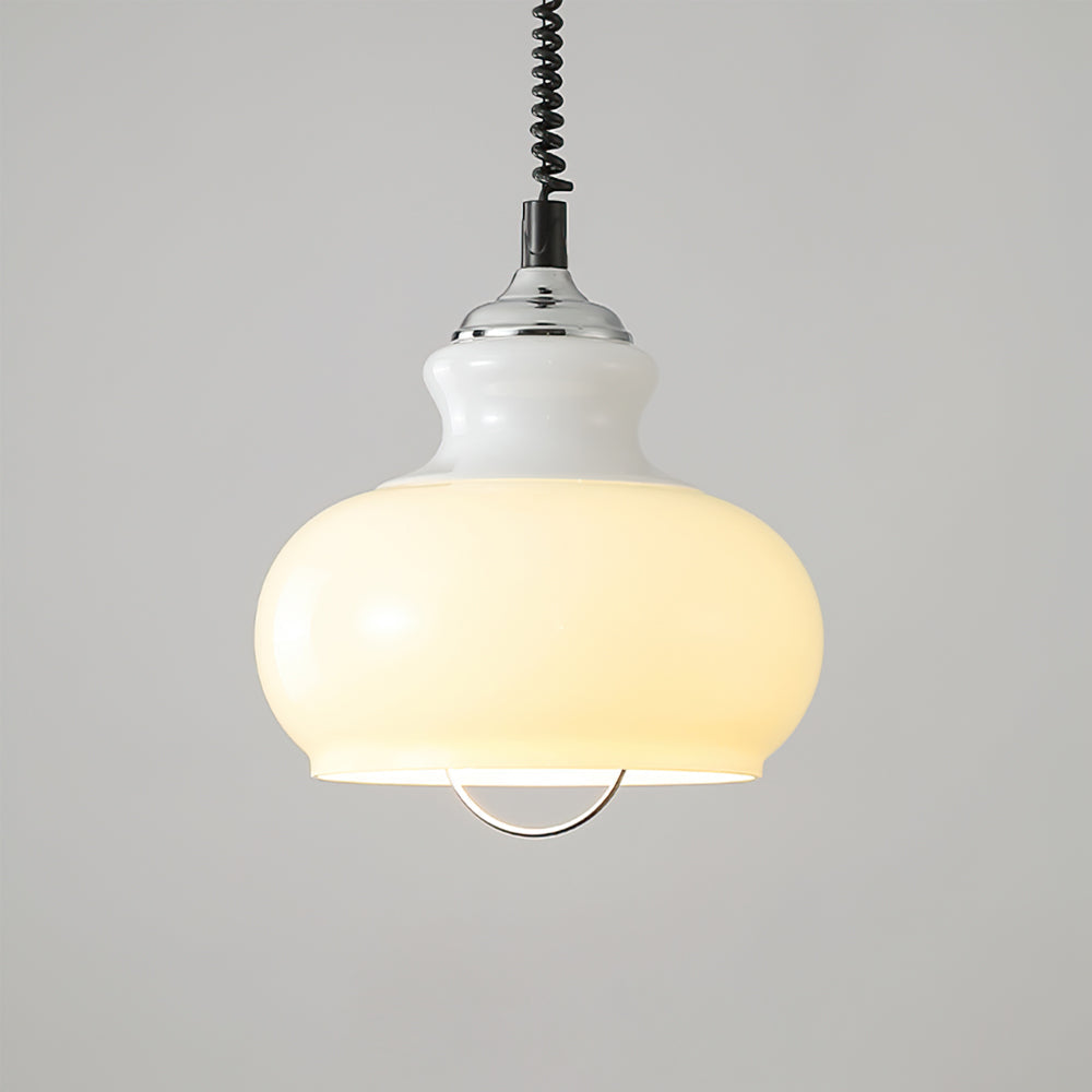 Aitan Pendant Lamp Iron And Glass Fixture Bright Lighting - Letslighting
