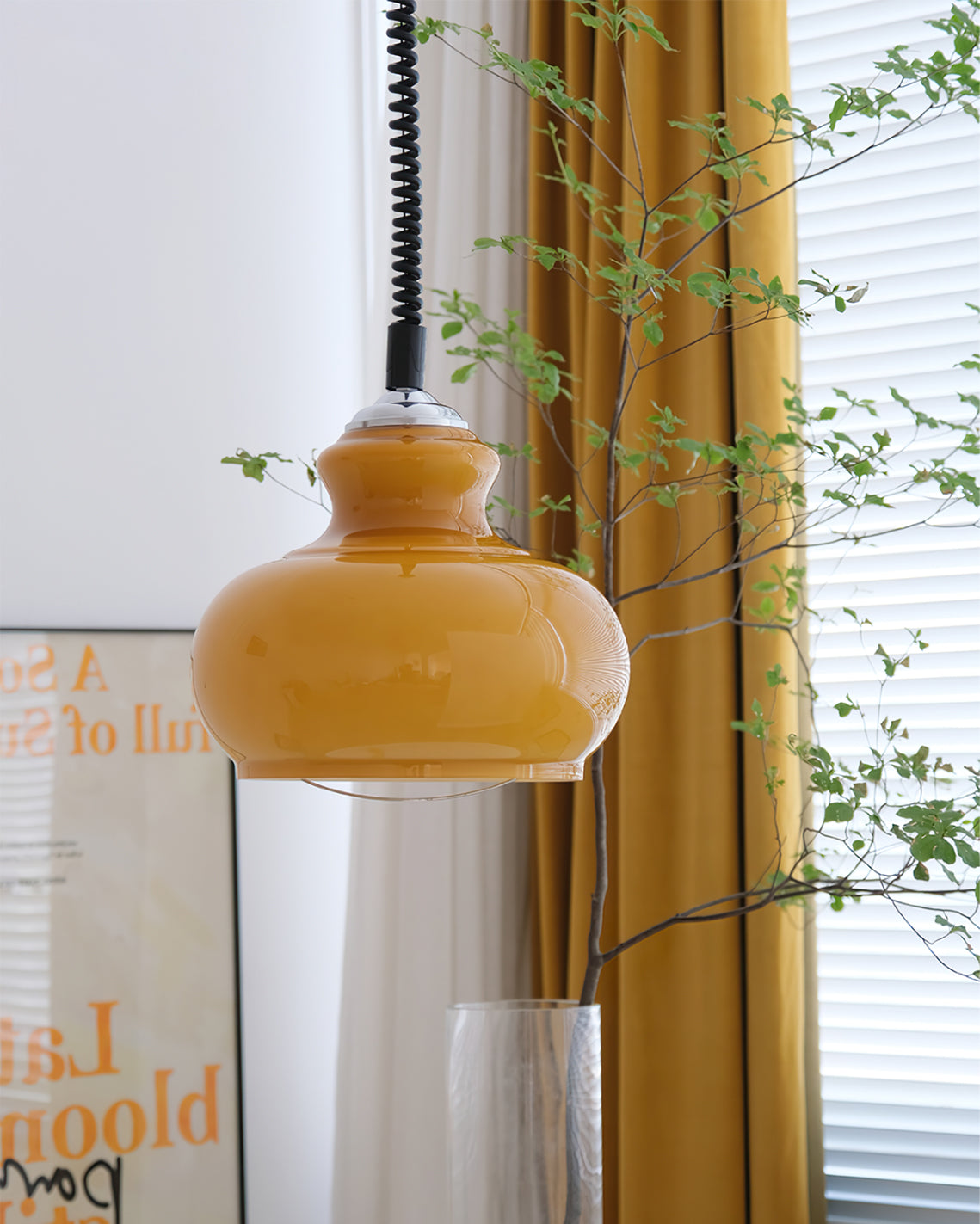Aitan Pendant Lamp Iron And Glass Fixture Bright Lighting - Letslighting
