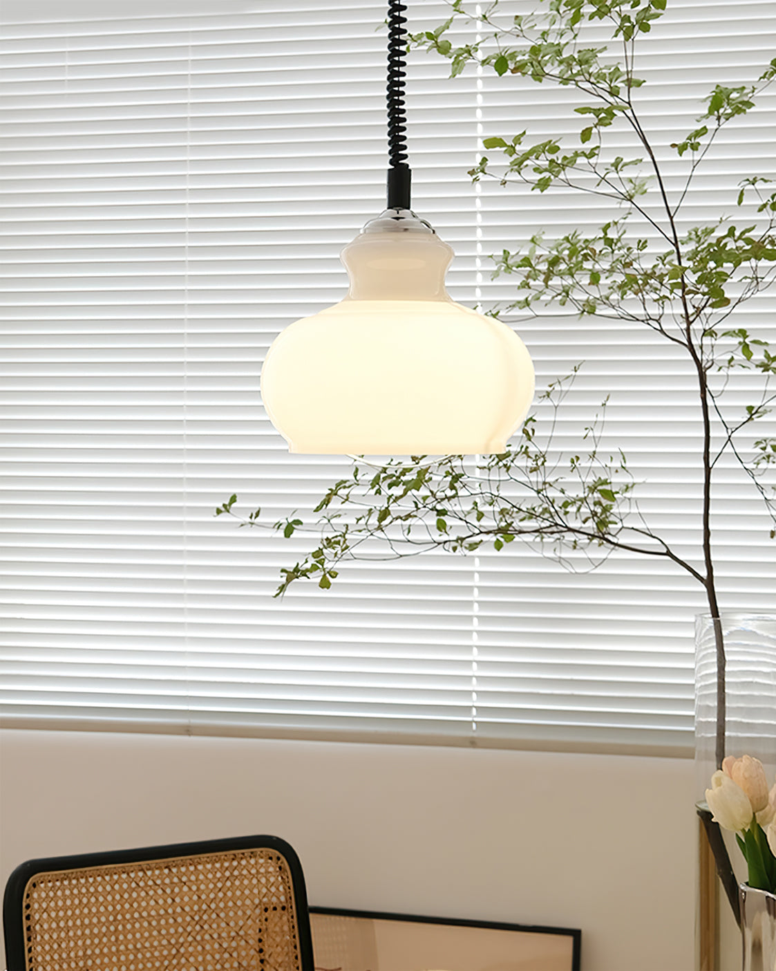 Aitan Pendant Lamp Iron And Glass Fixture Bright Lighting - Letslighting