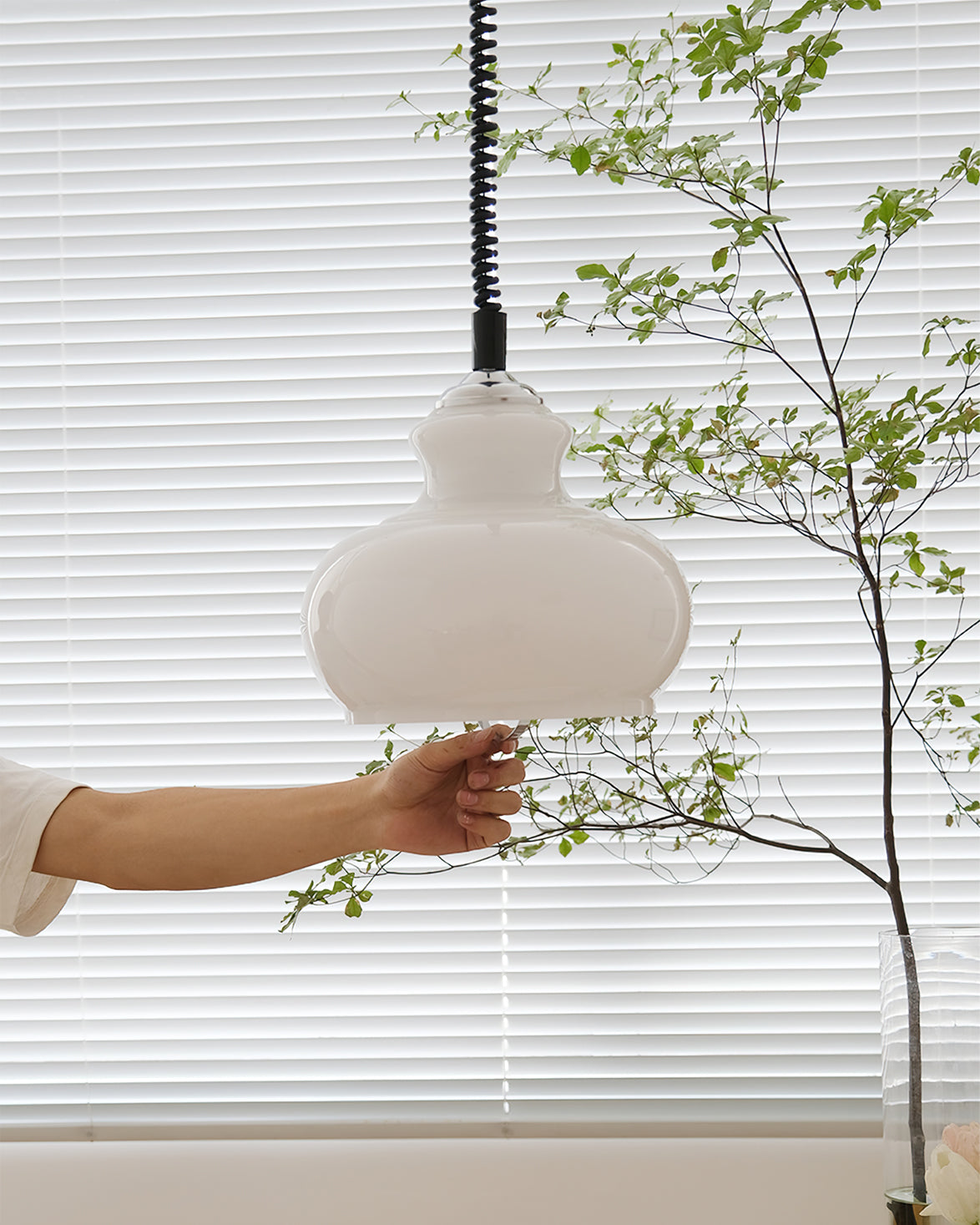 Aitan Pendant Lamp Iron And Glass Fixture Bright Lighting - Letslighting
