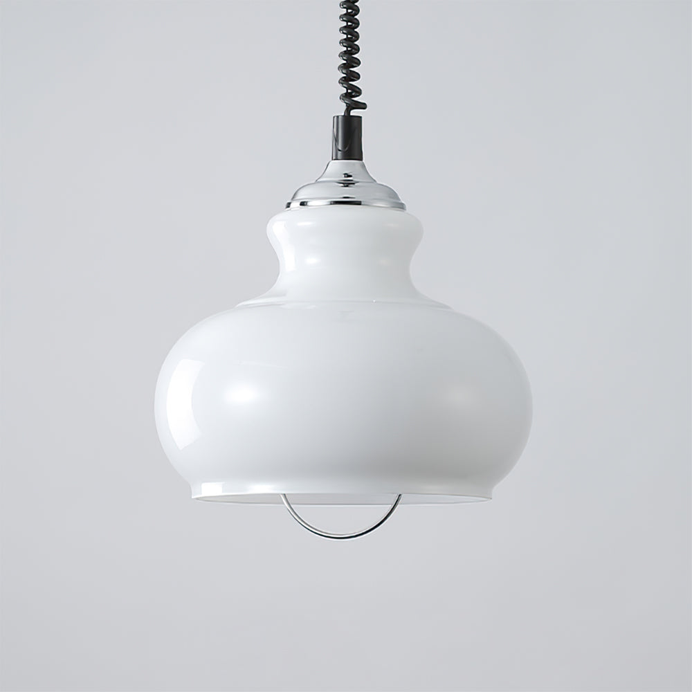 Aitan Pendant Lamp Iron And Glass Fixture Bright Lighting - Letslighting
