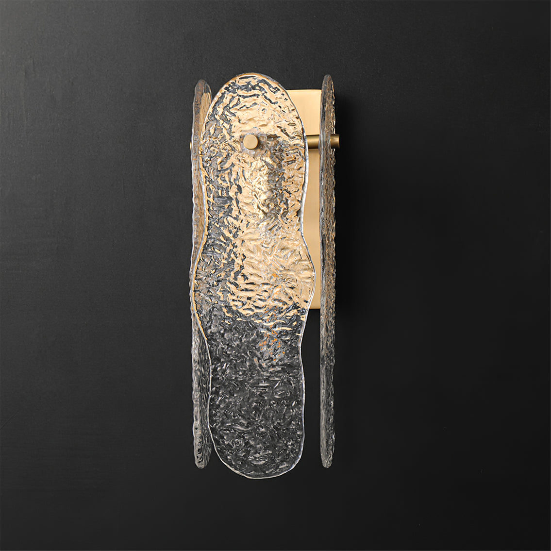 Aitian Wall Lamp Glass Shade With Brass Frame For Hallways - Letslighting