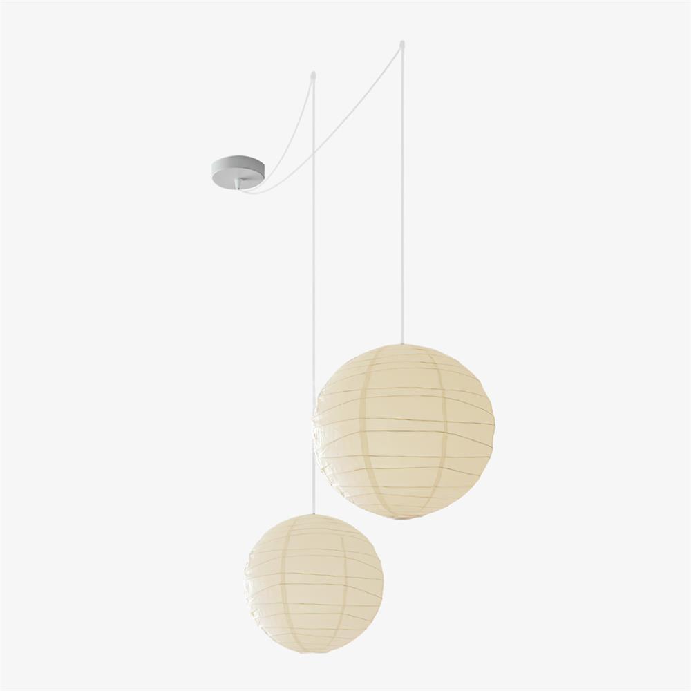 Ritta Japanese Paper Globe Pendant Light