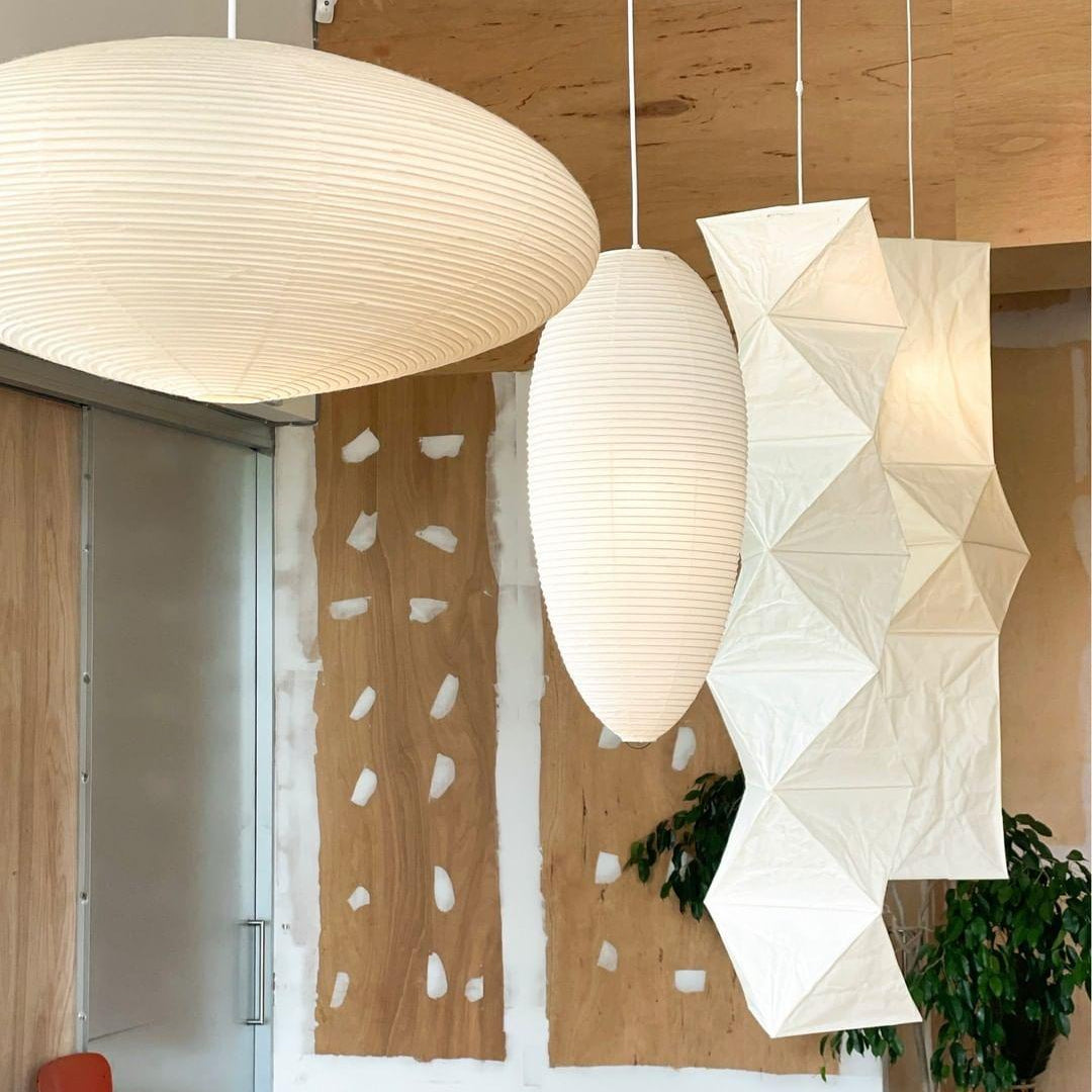 Orba Washi Paper 15A Pendant Light - Letslighting