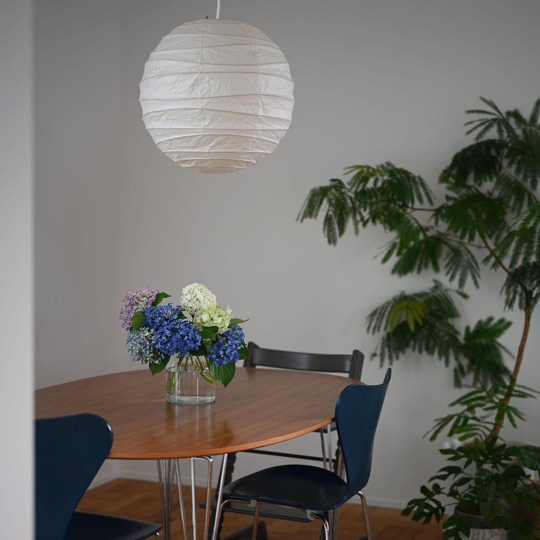 Ritta Japanese Paper Globe Pendant Light