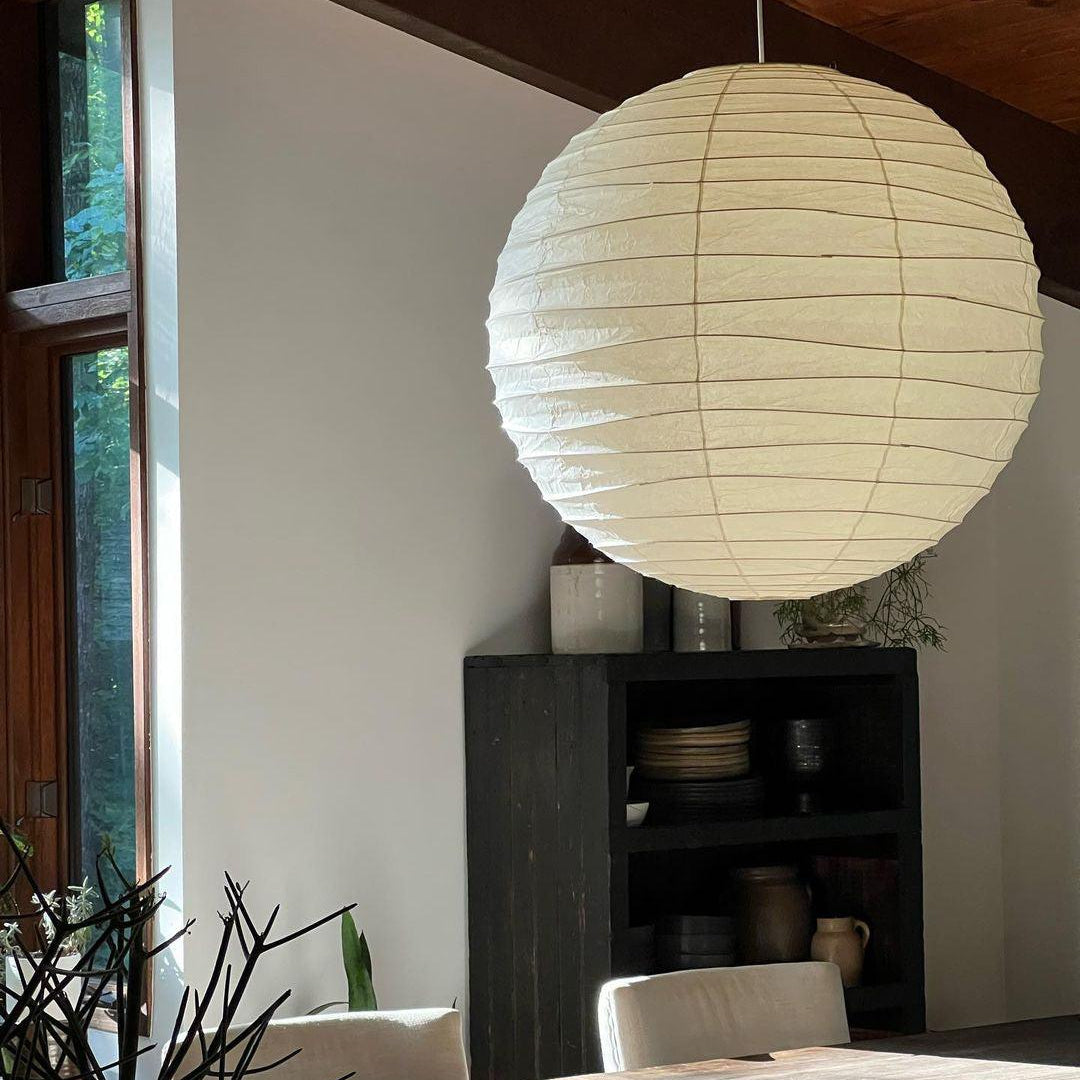 Ritta Japanese Paper Globe Pendant Light - Letslighting