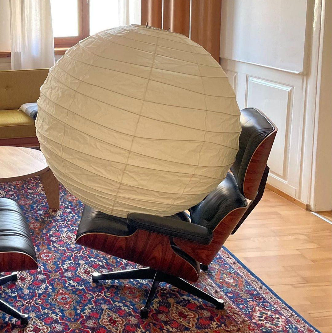 Ritta Japanese Paper Globe Pendant Light