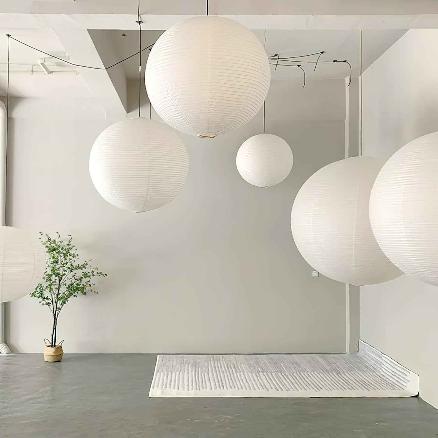 Ritta Pendant Swag Light Mulberry Silk - Letslighting
